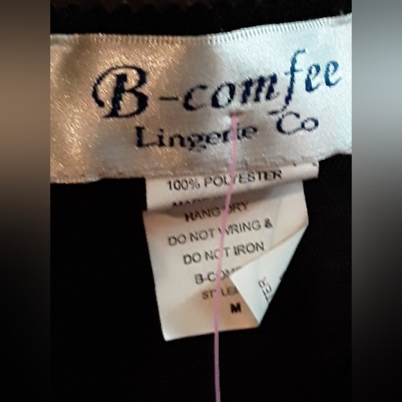 New black B-comfee lingerie Medium 2 piece set - Picture 6 of 13